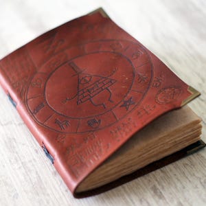 Leather Journal - Gravity Falls Bill Cipher