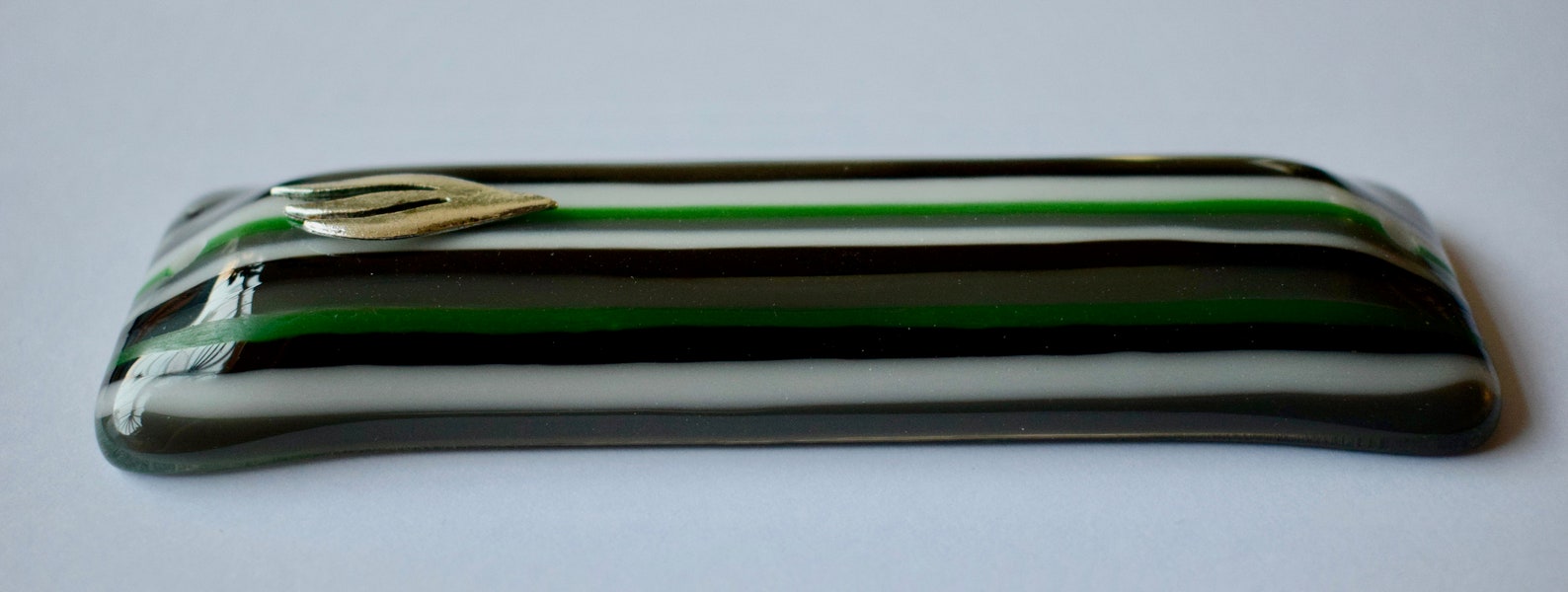 MEZUZAH. Unique Contemporary Glass Art Mezuzah, Handmade and Original