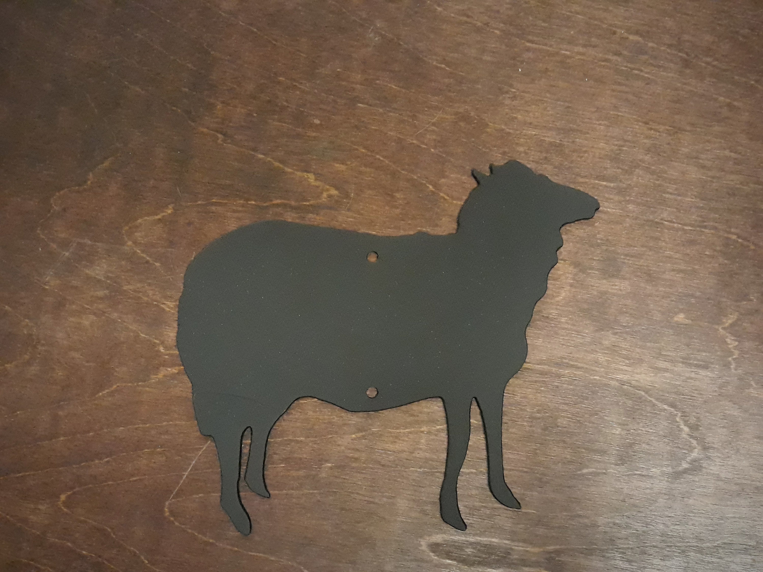 Metal Black Sheep Wall Art Hanging Artwork Custom Fabrication Etsy