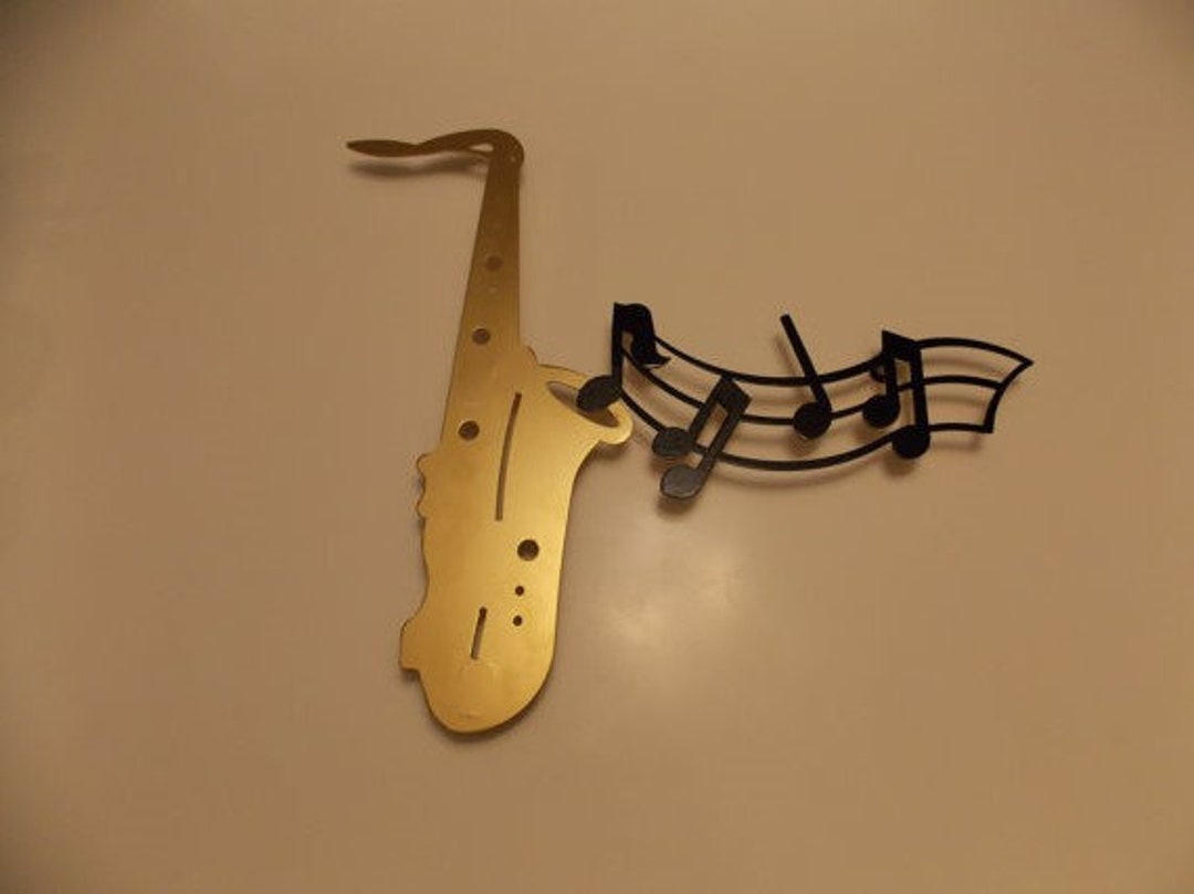 Metal Saxophone Sax Wall Art Hanging Artwork Home Decor Custom Design