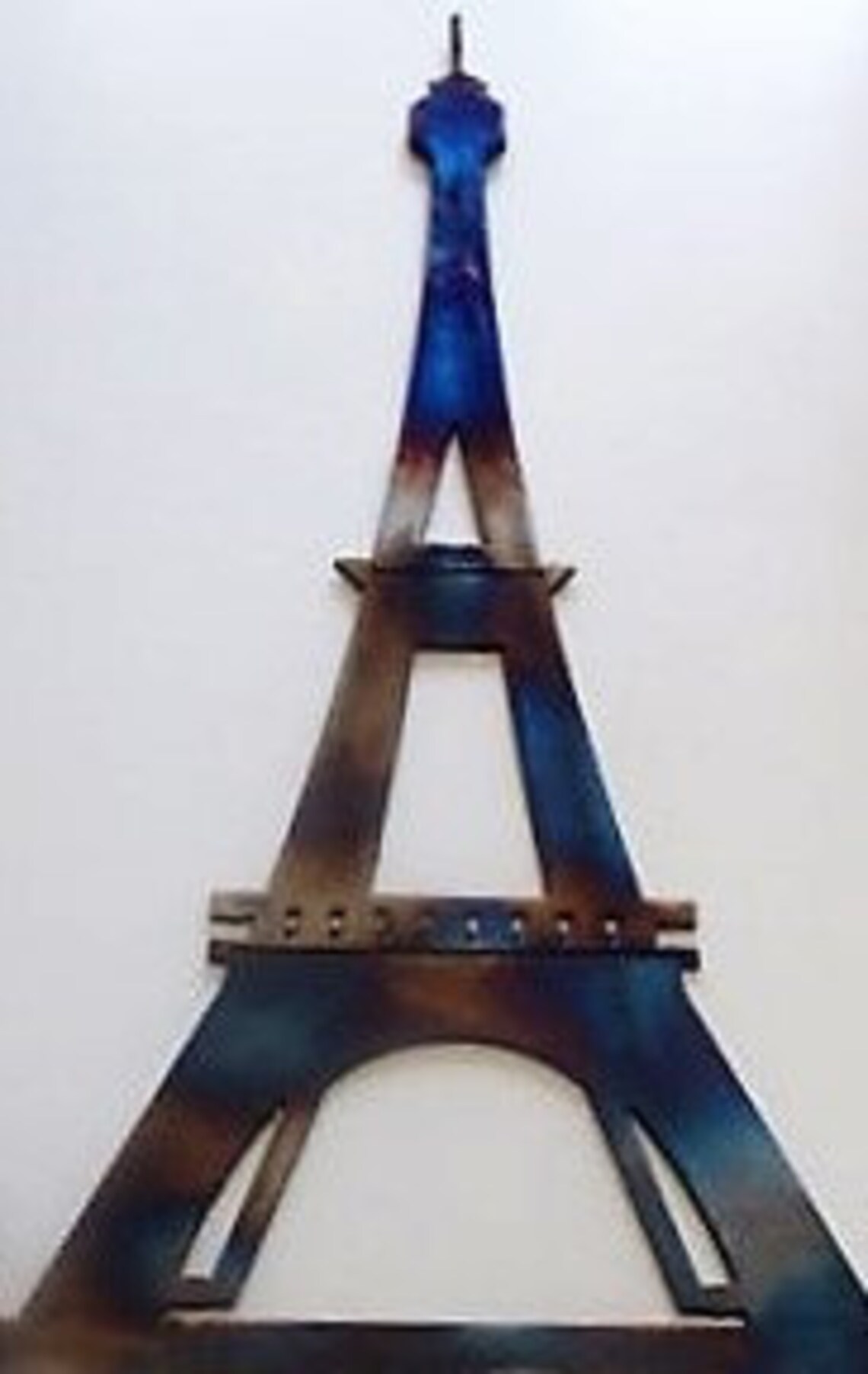 Eiffel Tower Metal Paris Wall Art Hanging Artwork French Etsy