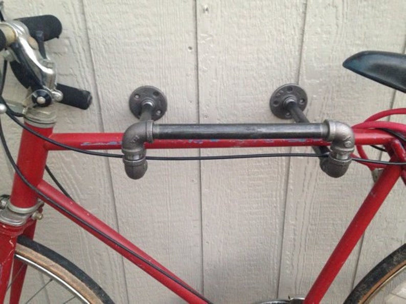 Industrial Black Pipe Bike / Bicycle Rack Storage w/ Foam Etsy