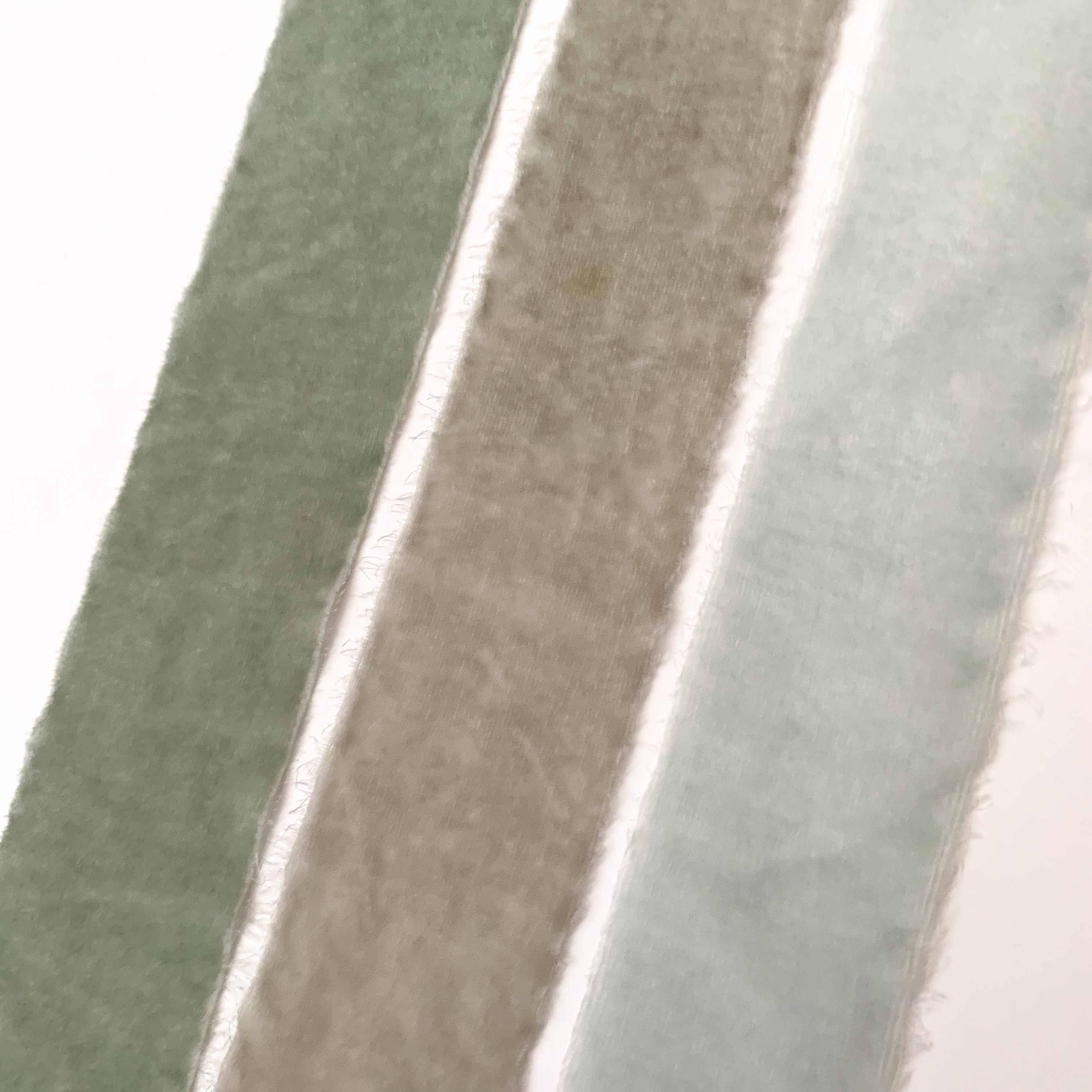 Hand Torn Velvet Strips Etsy