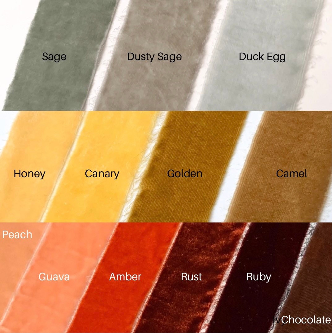 Hand Torn Velvet Strips Etsy