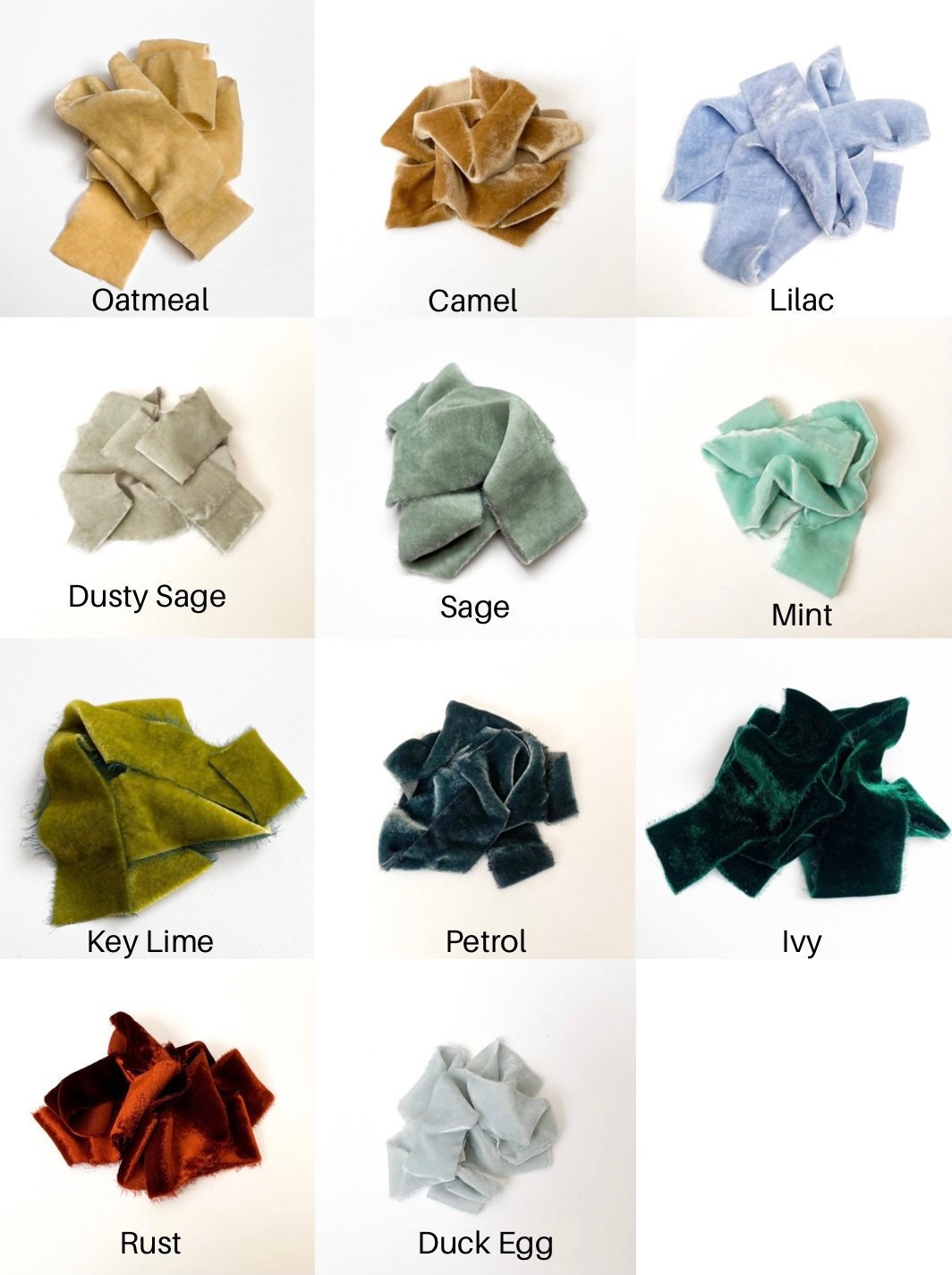 Hand Torn Velvet Strips Etsy