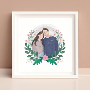 custom digital family/couple portrait