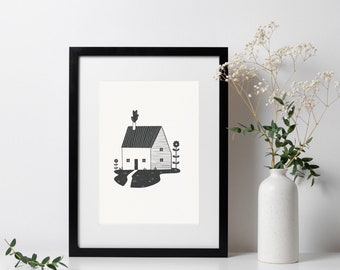 lonely little home print | 8x10