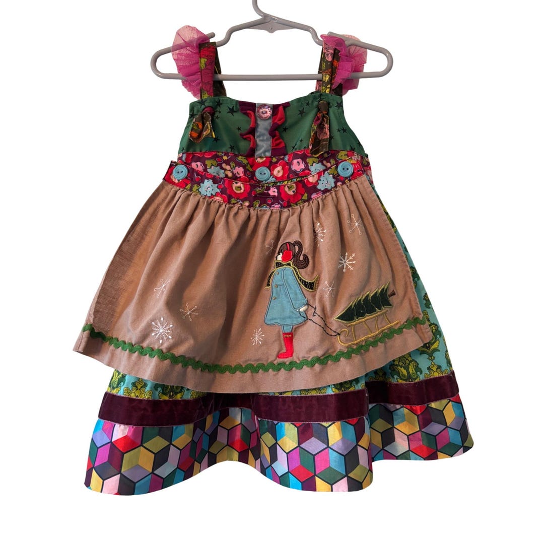 matilda jane christmas dress Whimsical Winter Wonderland Girls by Dressed in soft pinks