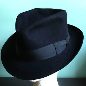帽子 40s Vintage Borsalino Alex 7 3/8 59cm Borsalino Alessandria Brown Fedora 7 3/8 – Put This On