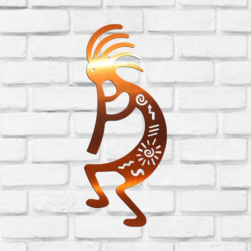 Metal Kokopelli Southwest Metal Art Southwest Metal Wall Art Etsy