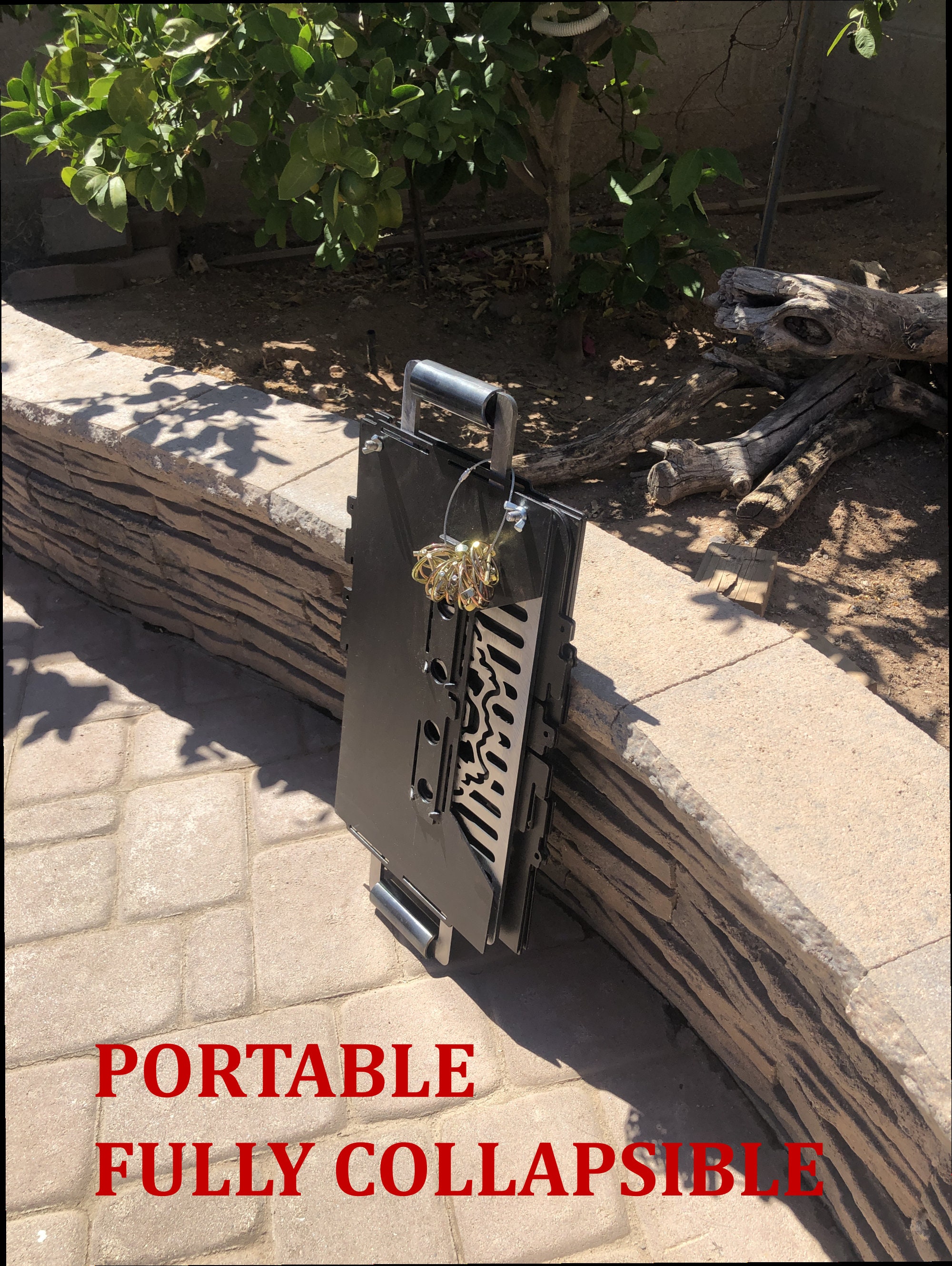 Portable Fully Collapsible Grill 18 x 12 Etsy