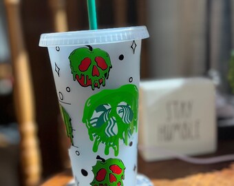 Poison Apple Reusable Starbucks tumbler, 24oz