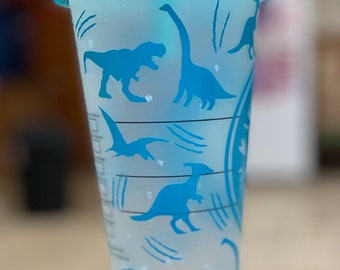 Dinosaur Roar 24oz Tumbler, Cold Drinks Only