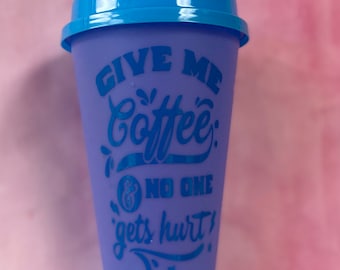 16oz color changing travel mug