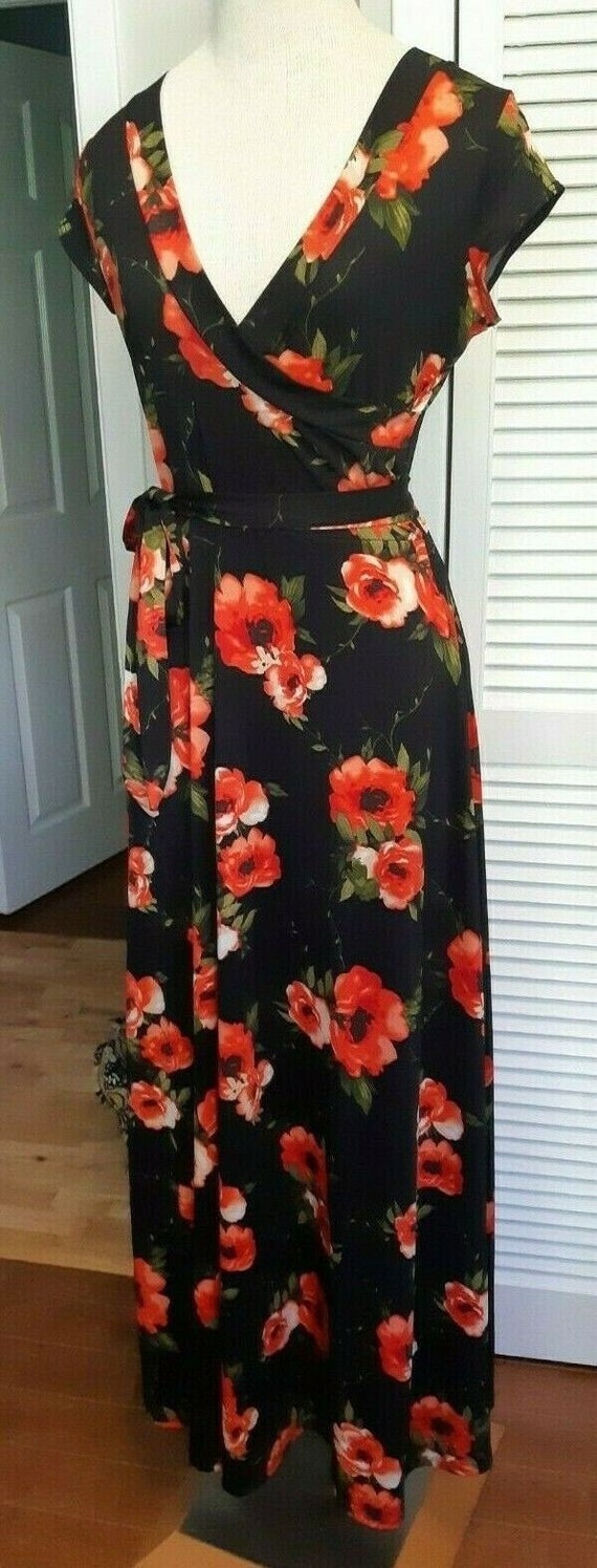 Vintage Olivia Matthews Long MAXI Dress 