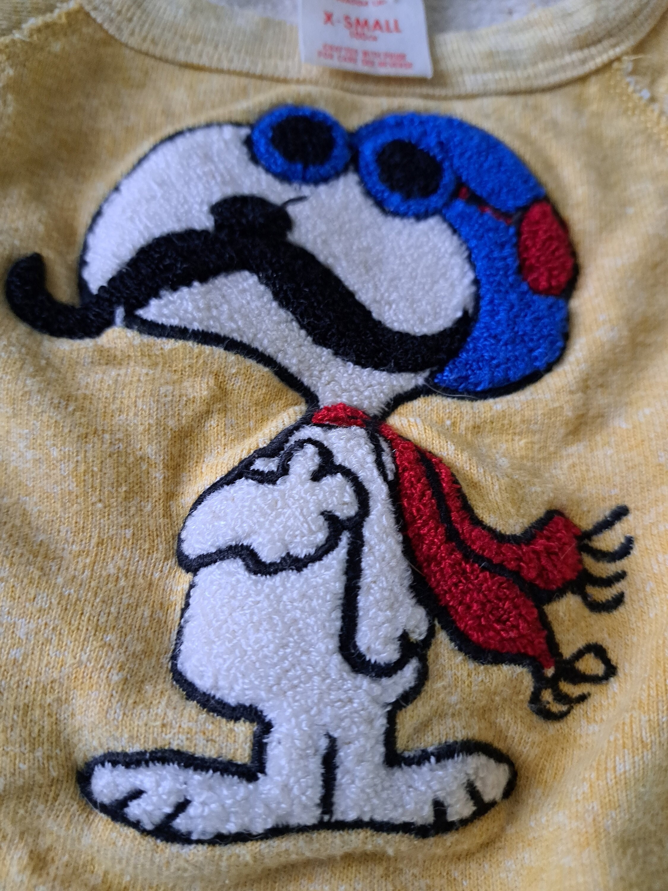 トップス denim&dungaree snoopy vintage sweat tee Vintage Snoopy Peanuts By Design Sweater Mens Sz XL 90's Hip