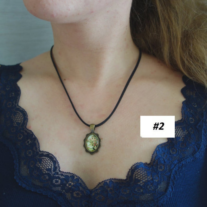 Bohemian Thick Leather Choker Boho Jewelry Medallion Charm Black Suede Necklace Gift For Her Vintage Jewelry Victorian Gothic Necklace