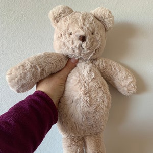 Biscuit is your extra floppy & cuddly teddy pal.