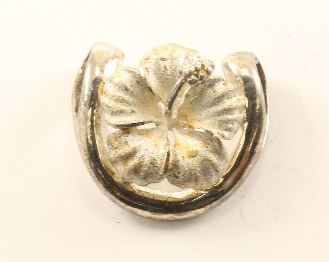 Vintage Flower Pendant 925 Sterling Silver PD 2354