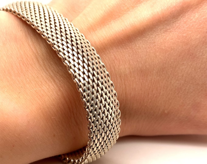 Vintage Bracelet | Italy Design Bracelet | Beautiful Design Bracelet | Chain Design Bracelet | 925 Sterling Silver Bracelet | BR 3623N