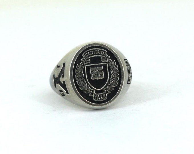 Vintage Yale University 2018 Kei Hyogo School Design Class Ring 925 Sterling  RG 2438