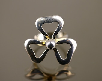 ヴィンテージ モダニストデザインリング シルバー925 18号 USA製 ヴィンテージ モダニストデザインリング シルバー925 18号 USA製