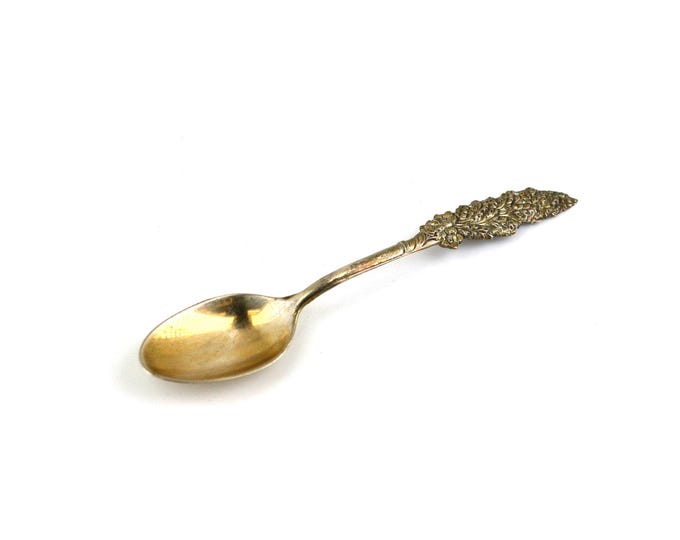 Vintage Antique Reed And Barton Small Baby Infant Feeding Dessert Souvenir Spoon Sterling Silver Fw 1034