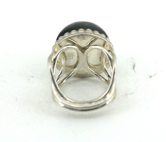 Bague Argent 925 - Sphère - Taille 54 - 8,38g - Bague Sertie Argentée