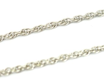 18金 ヴィンテージ ネックレス ツイスト ヴィンテージ 18 インチ ツイスト ロープ デザイン チェーン