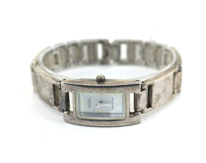 Vintage Ecclissi Japan Quartz  Watch Sterling OT 335