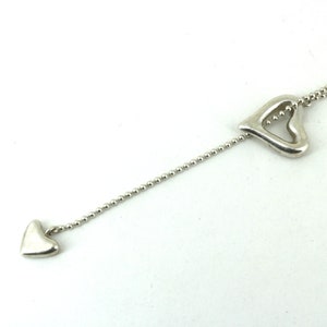 Heart Drop Necklace 925 Sterling Silver NC 45