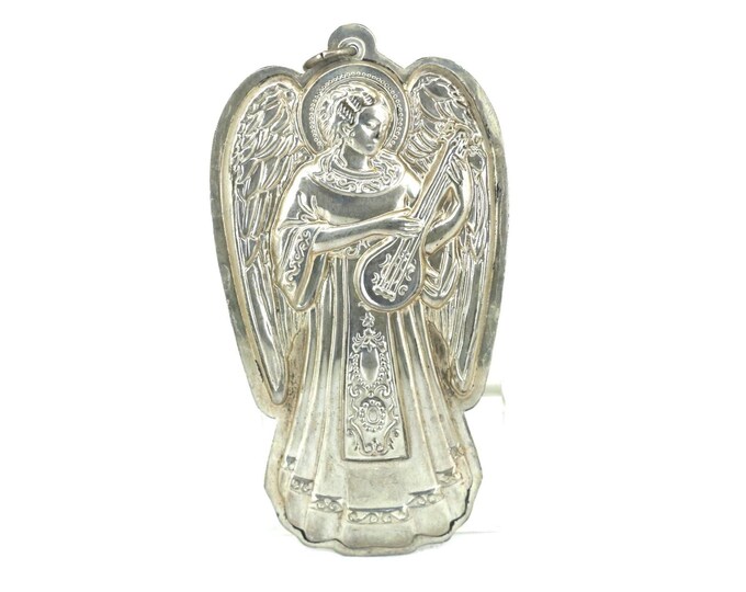Vintage 1991 Towle Angel Christmas Ornament 925 Sterling Silver PD 1803