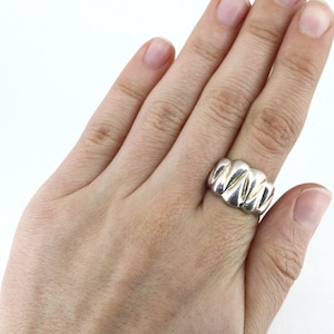 Vintage Size 7 Dome Ring 925 Sterling Silver Ring RG 2457