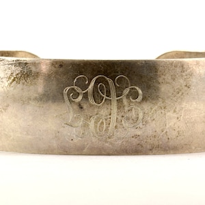 Vintage S Kirk & Son  Design Bangle Bracelet Sterling Silver BR 3020