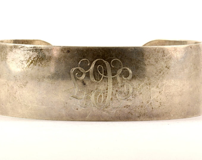 Vintage S Kirk & Son  Design Bangle Bracelet Sterling Silver BR 3020