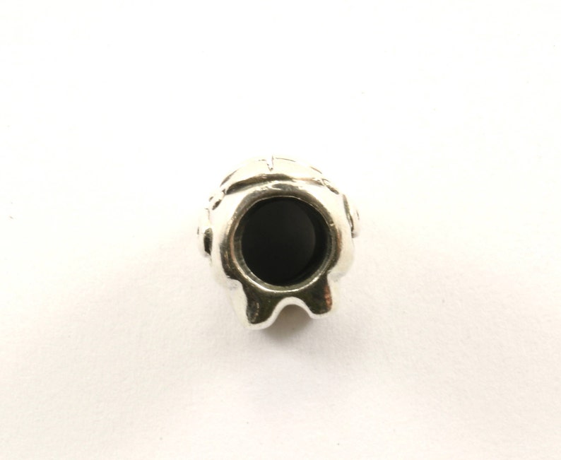 Vintage Cute Pig Bead Charm Sterling 925 CH 335