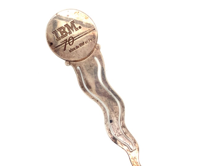 Vintage Bookmark | IBM Design Bookmark | Peru Design Bookmark | Silver 925 Sterling Bookmark | OT 364M