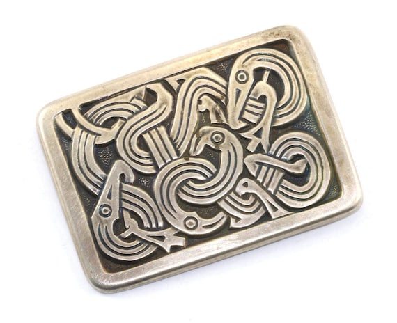 Vintage David Andersen Norway Viking Series Pin/brooch 925