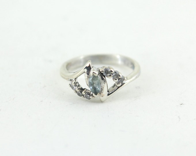 Size 7 CZ Ring 925 Sterling Silver Rg 1288