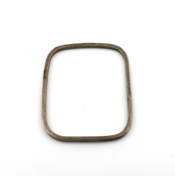Vintage Simple Oval Rectangle Thin Design Bracele… - image 1
