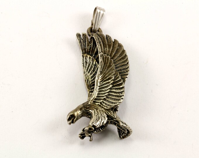 Vintage Eagle Design Silver Pendant PD 522-E