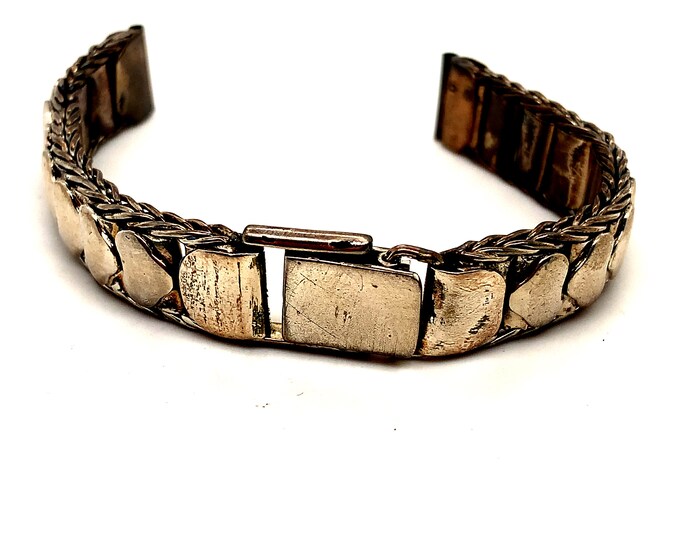 Vintage Band For Watch | Heart Design Band For Watch | Weaving Design Band For Watch | Sterling Silver 925 Band For Watch | OT 369N