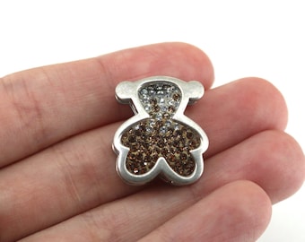 Vintage Teddy Bear Pendant 925 Sterling Silver PD 2733