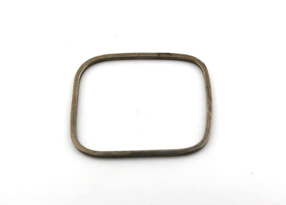 Vintage Simple Oval Rectangle Thin Design Bracele… - image 2