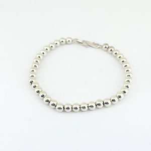 Vintage Perlen Perlen Kettenarmband 925 Sterling BR 1634