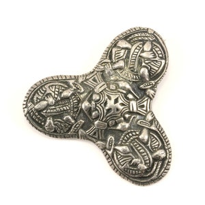 Vintage Beautiful Triquetra Trinity Design Pin/Brooch 925 Sterling BB 1271