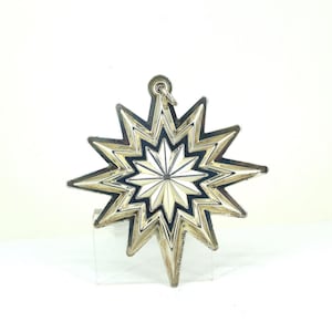 Vintage 2006 Lunt Sterling Star Christmas  Ornament 925 Sterling Silver 2987