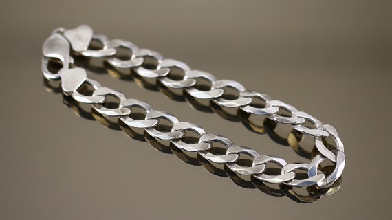 Vintage 925 Silver Bracelet, Sterling Silver Bracelet