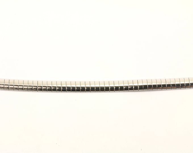 Vintage 18 Inch Italy Cocoon Chains Necklace 925 Sterling NC 1000