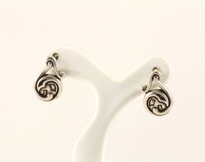 Vintage PSCL Stud Earrings 925 Sterling ER 602